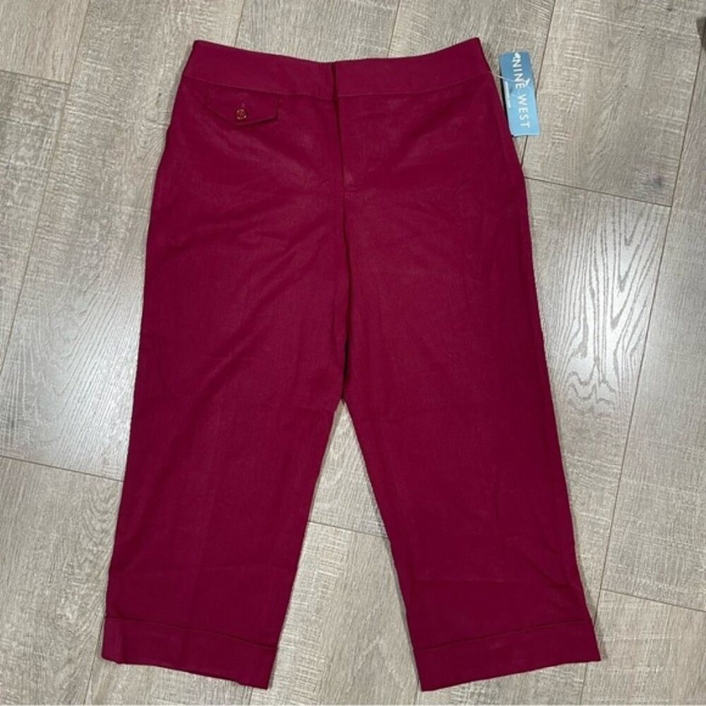 NINE WEST Stretch Cropped PANT Size 4